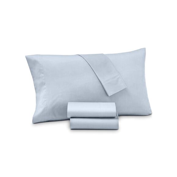 Charter Club Blue Sleep Soft 300TC Viscose From Bamboo 3-Pc Twin Sheet Set - Picture 1 of 5